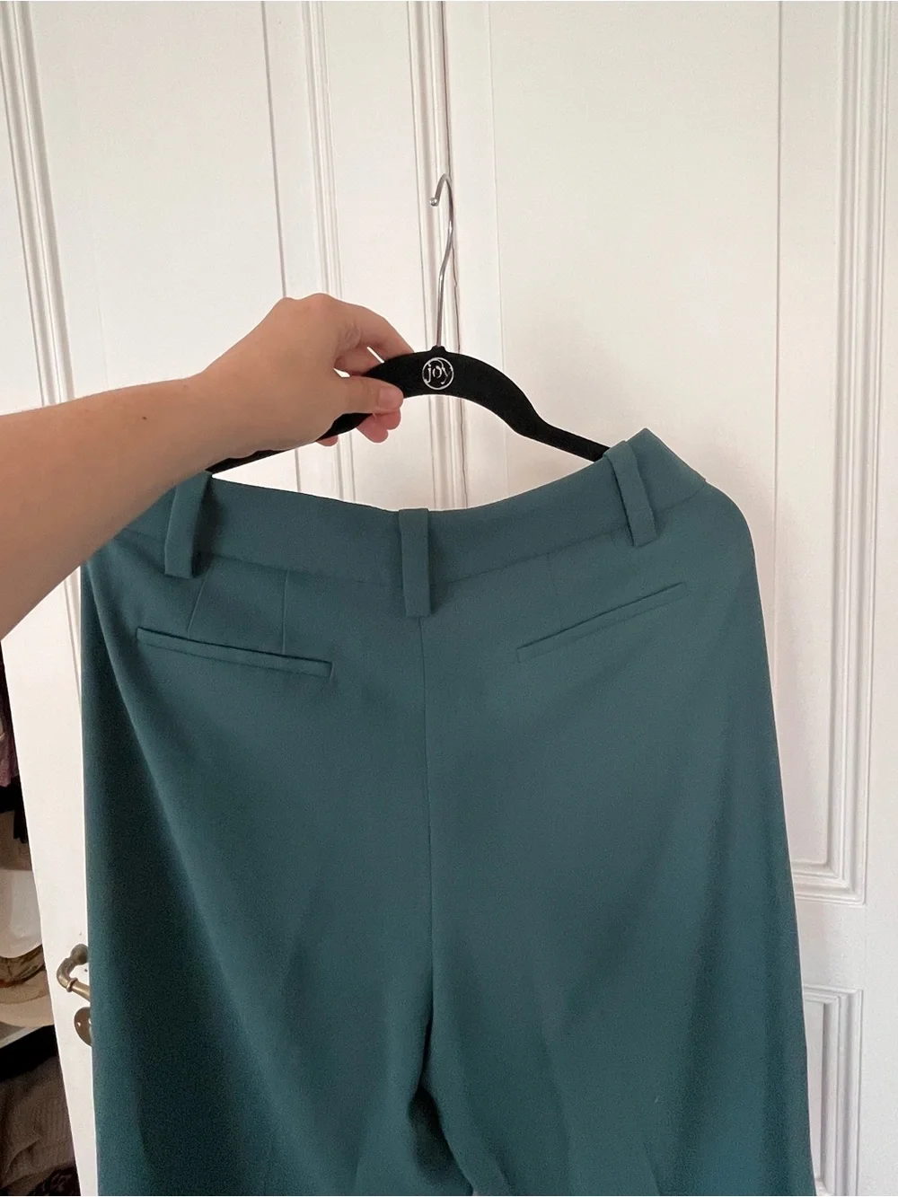 J.Crew 365 Green Blue Wide Leg High Waisted Cropped Pants Slacks